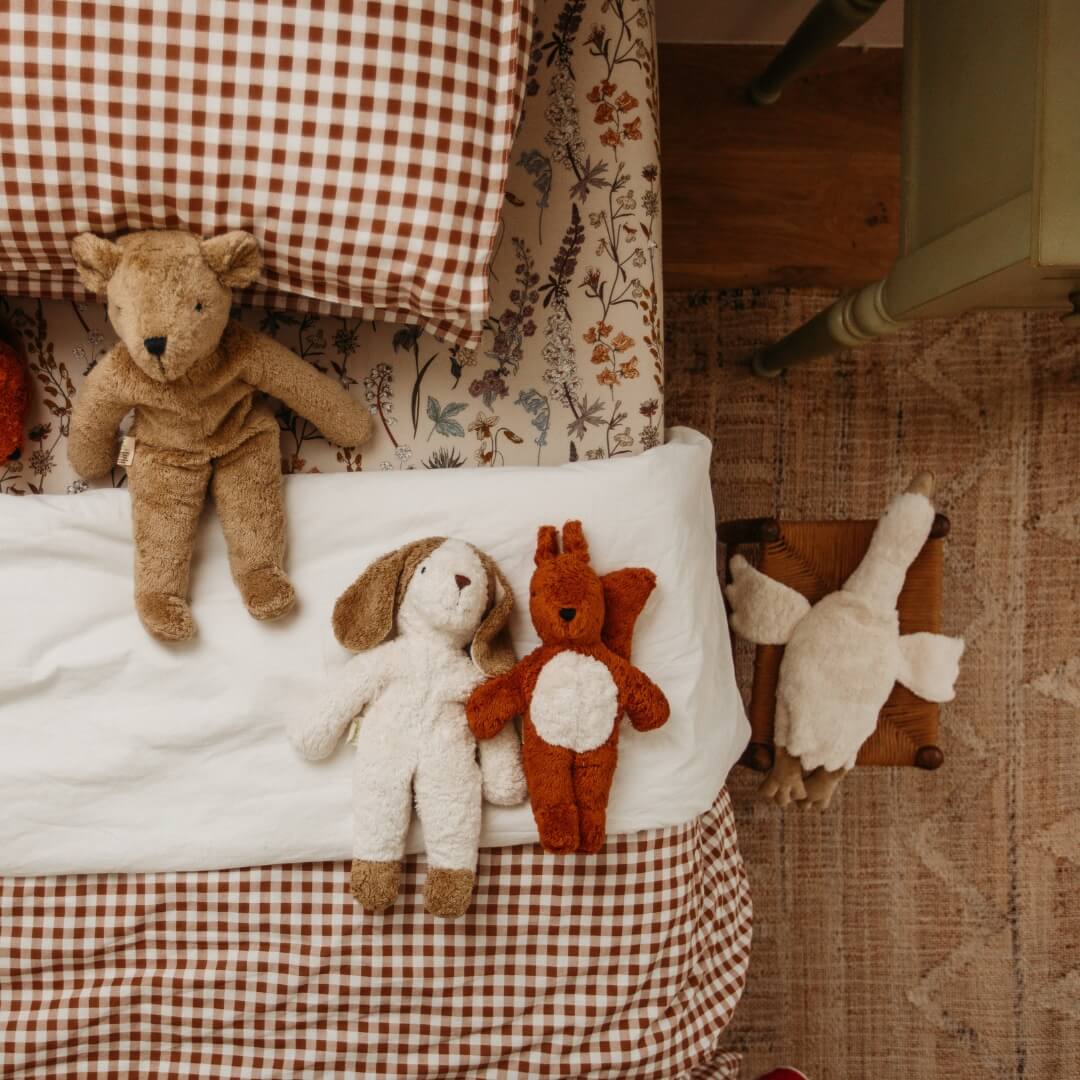 Organic Floppy Beige Teddy Bear