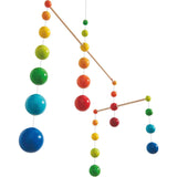 Rainbow Balls - Wooden Mobile