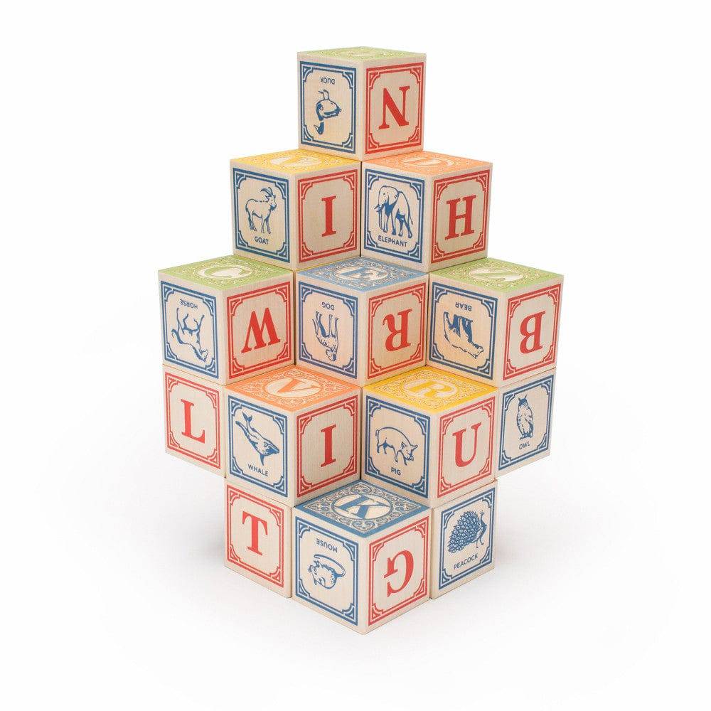 Classic Wooden Alphabet Blocks