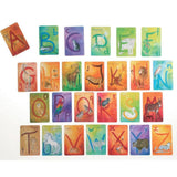 Waldorf Alphabet Letter Cards - English