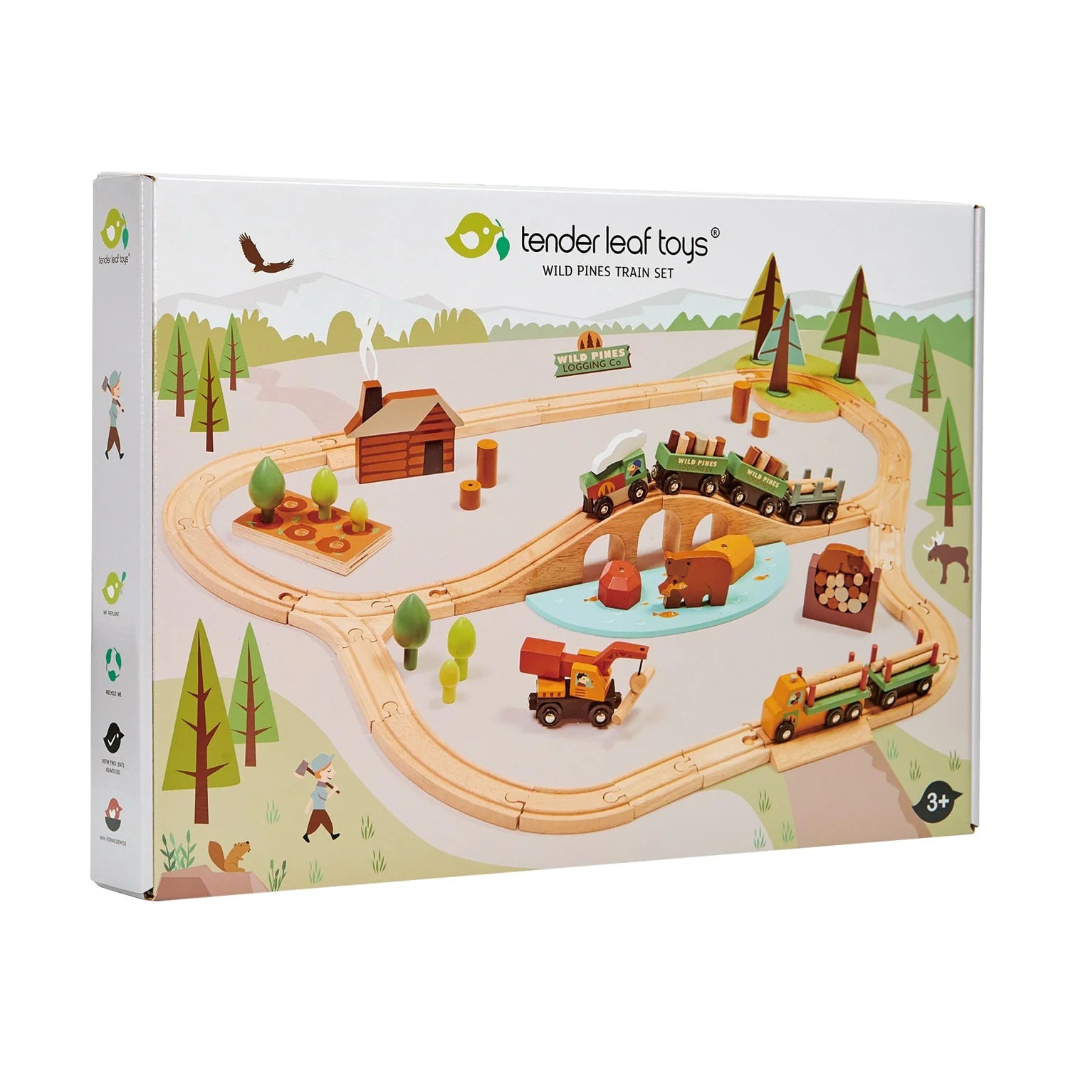 Wild Pines Wooden Train Set