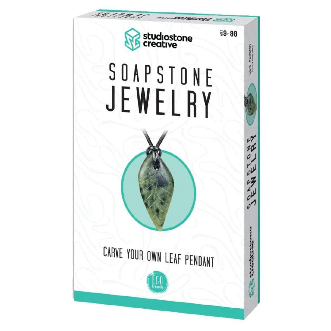 Soapstone Leaf Pendant Kit