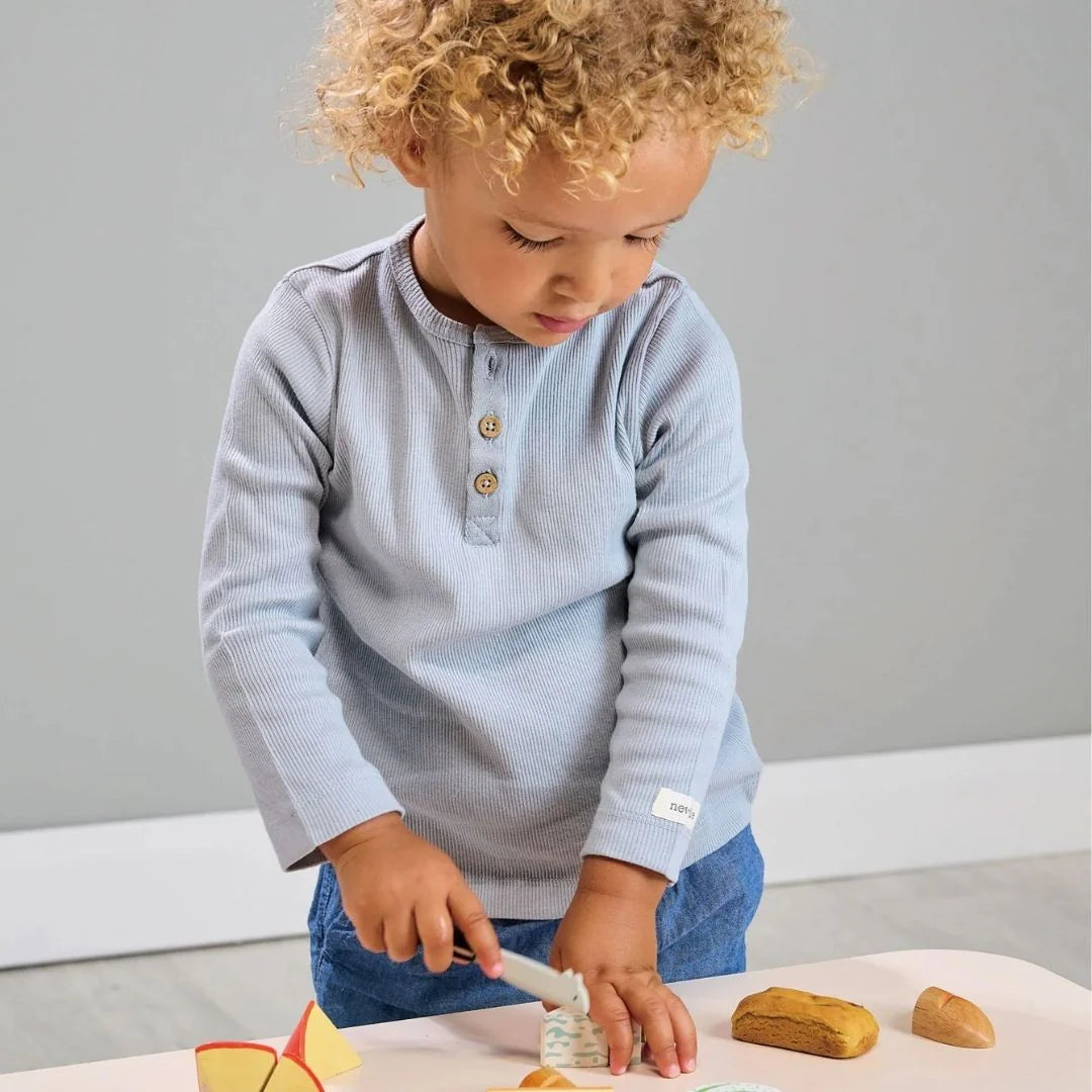 Mouse-shaped Wooden Cheese Board Play Set