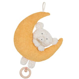 Organic Teddy Bear in the Moon Musical Mobile