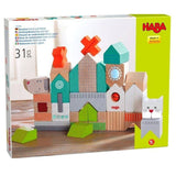 Dog & Cat Wooden Building Blocks