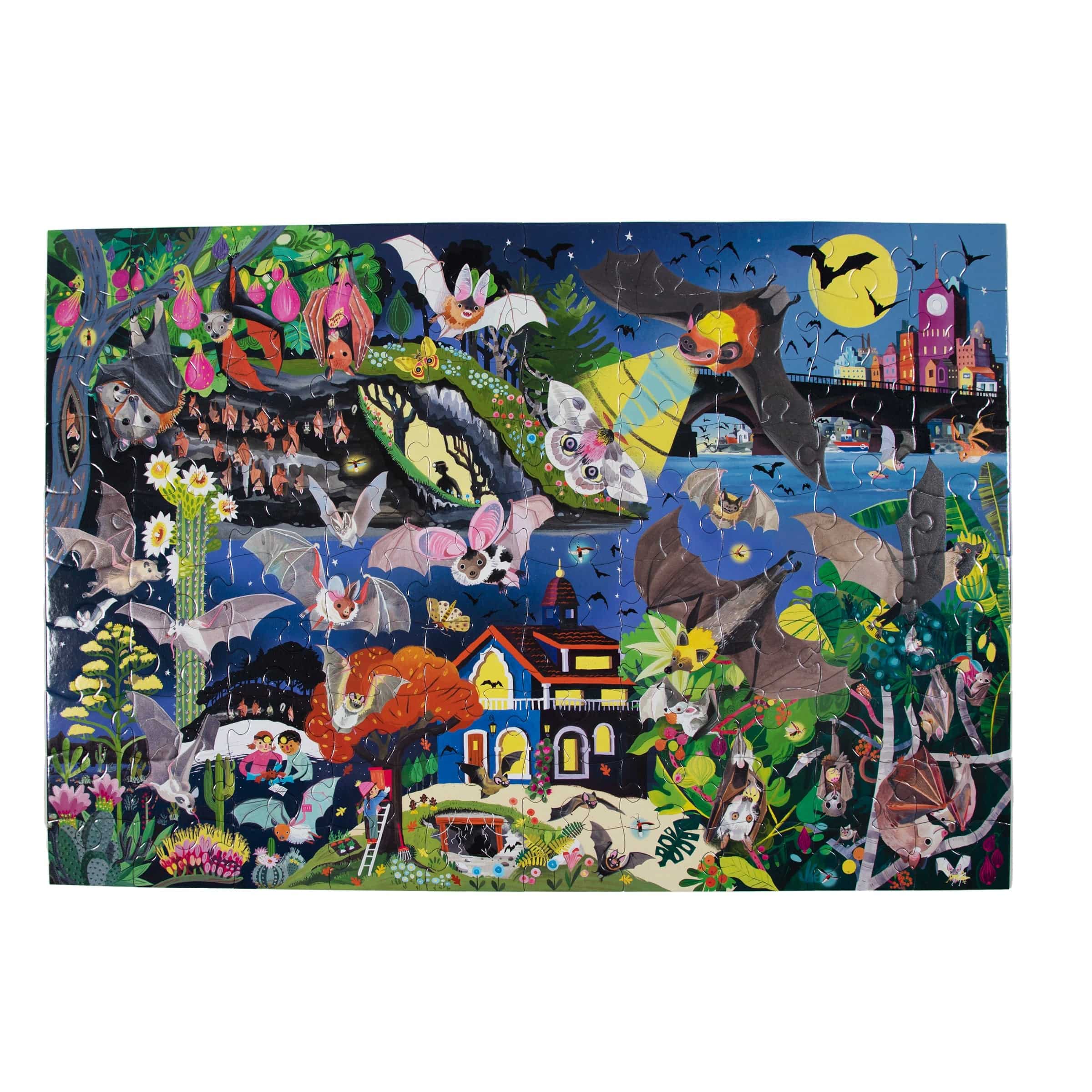 Love of Bats 100 Piece Jigsaw Floor Puzzle