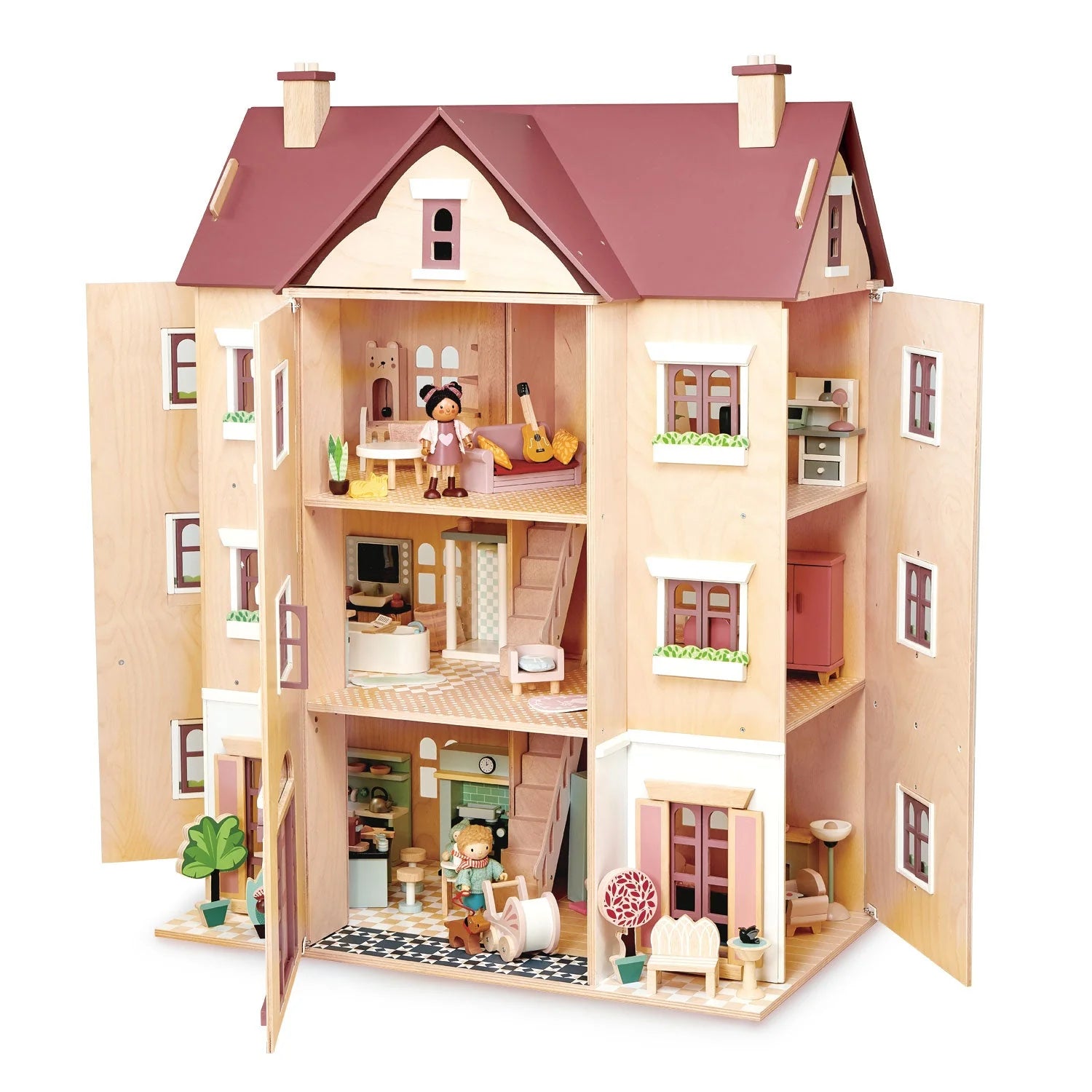 Fantail Hall Wooden Dollhouse