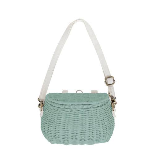 Minichari Cross-Body Rattan Basket Bag