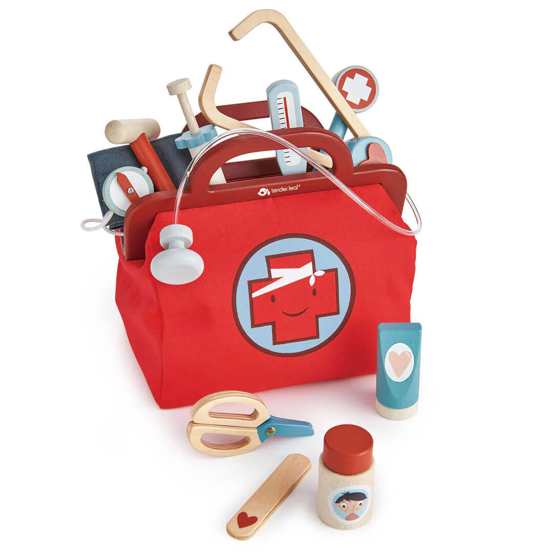 Doctor's Bag Wooden Play Set