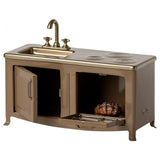 Miniature Kitchen for Mice - Light Brown