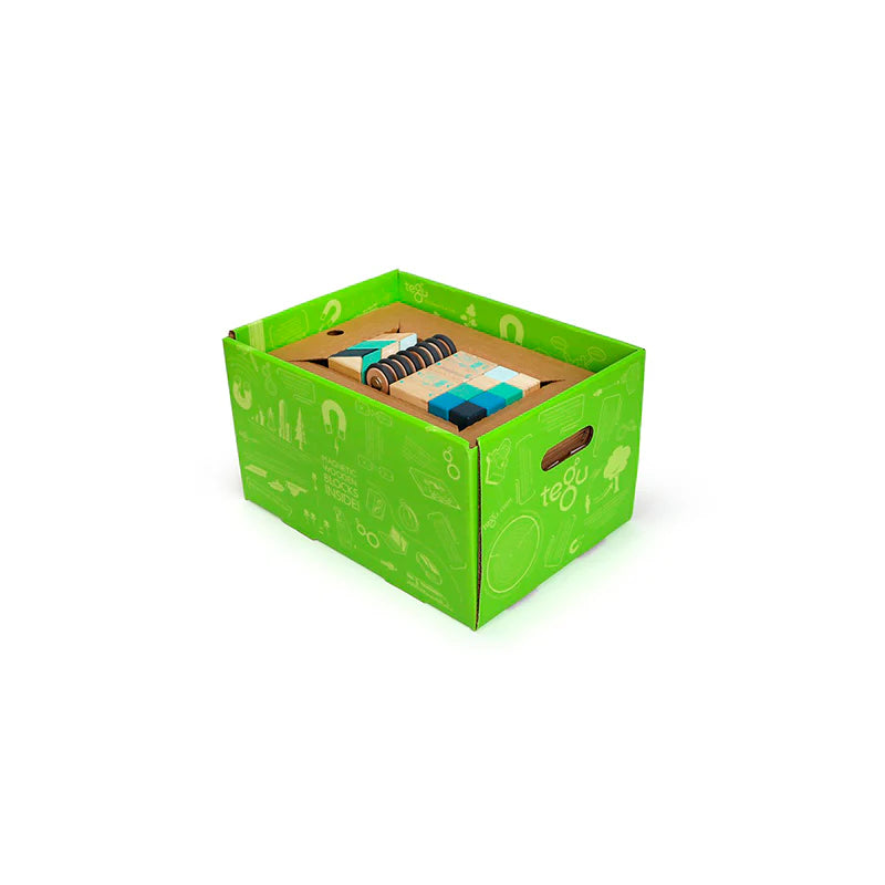 Magnetic Wooden Blocks Classroom Kit - 130 Piece Kit