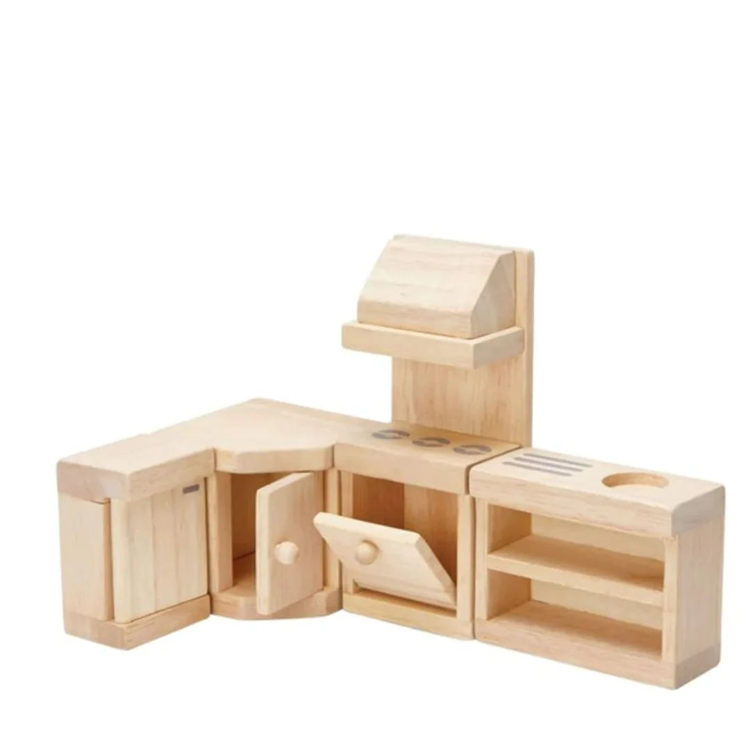 Wooden Dollhouse Furniture - Classic Kitchen