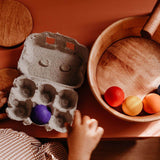 Rainbow Colored Wooden Balls