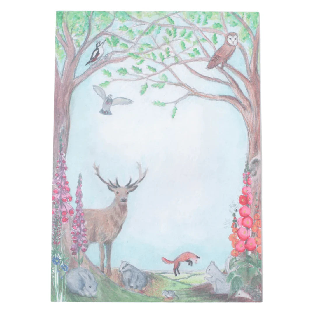 Woodland Animals Notepaper Set