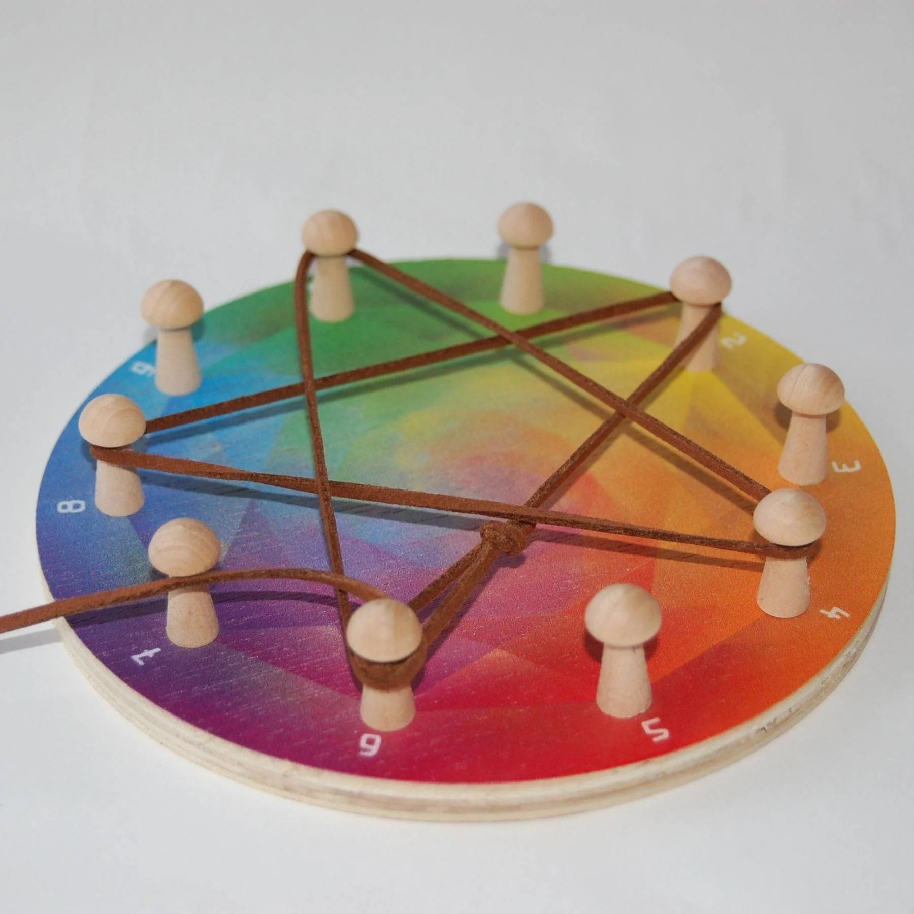 Waldorf Wooden Math Wheel