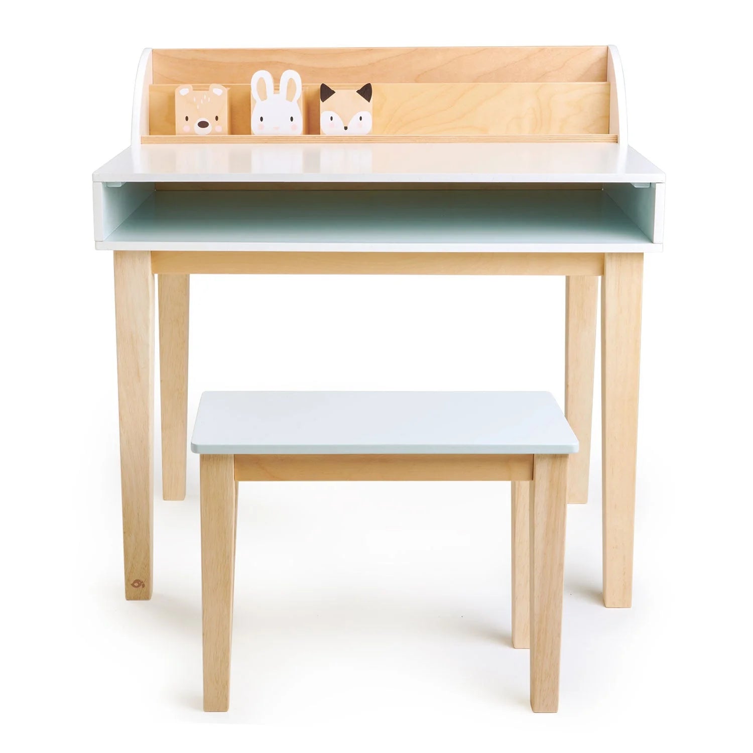 Wooden Forest Friends Desk and Chair