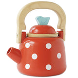 Vintage Dotty Wooden Kettle