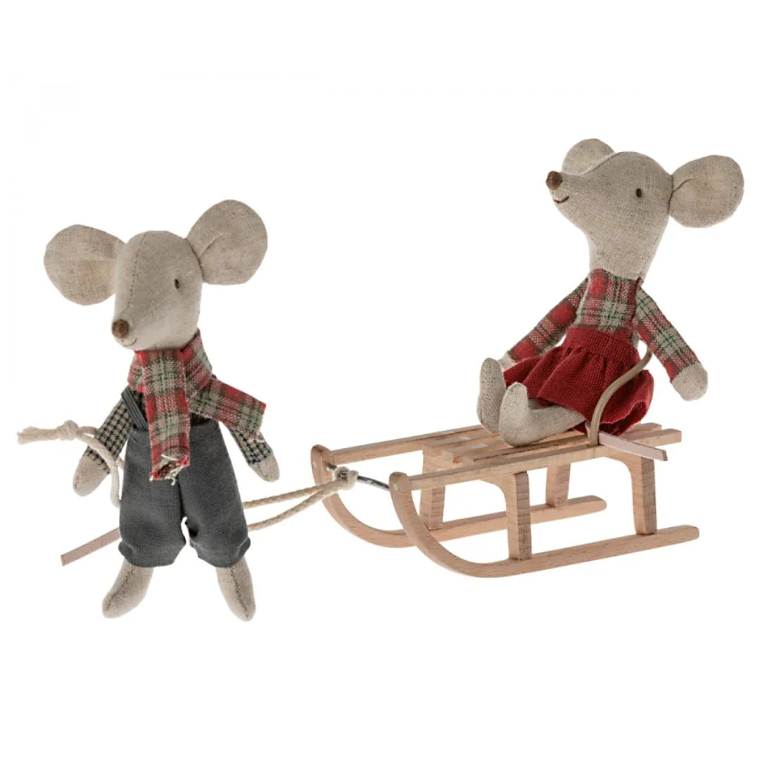 Wooden Mouse Sled