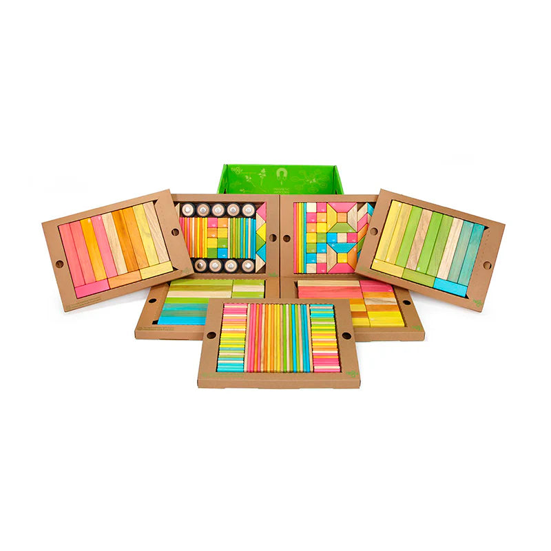 Magnetic Wooden Blocks Classroom Kit - 240 Pieces