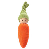 Organic Rattle Doll - Carrot