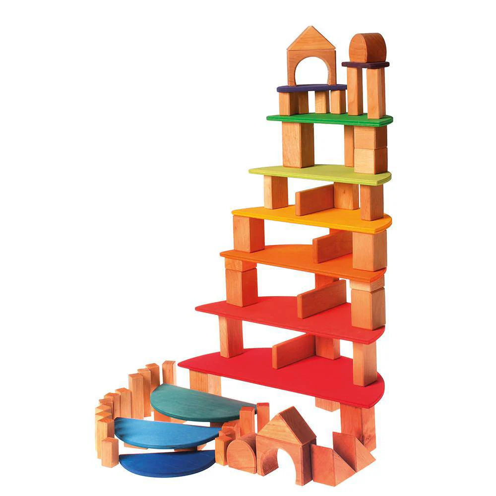 Wooden Semicircle Building Set