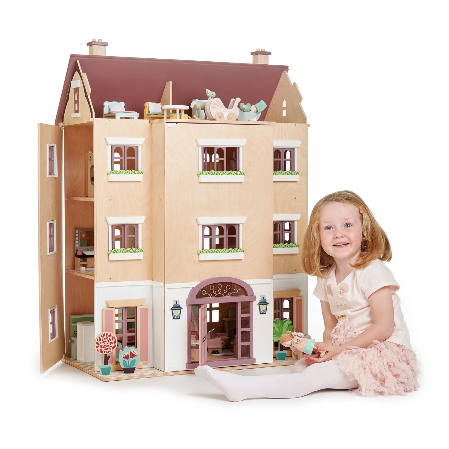 Fantail Hall Wooden Dollhouse