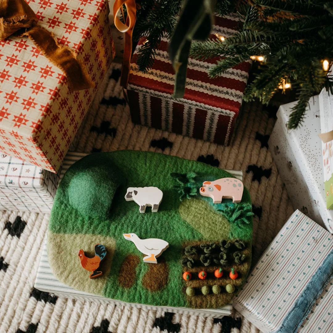 Felted Farm Play Mat