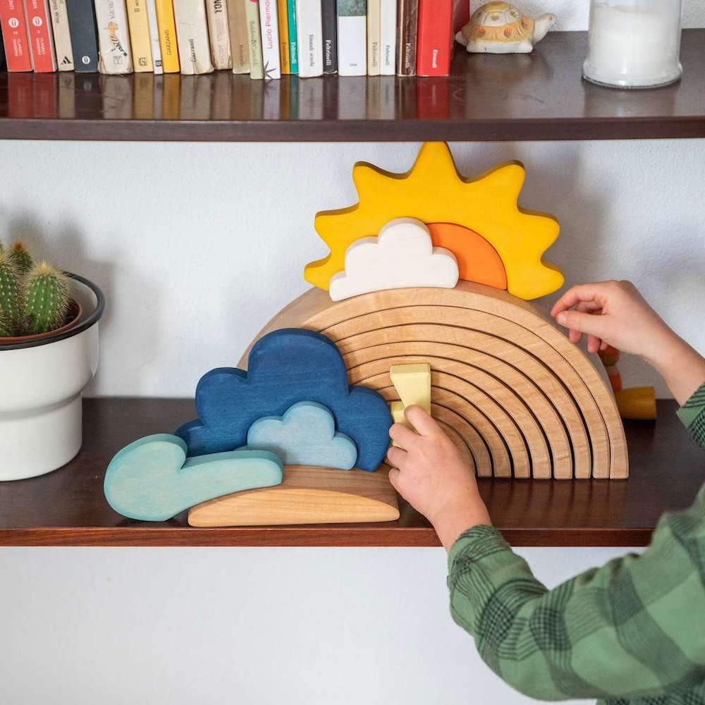 Wooden Weather Building Set