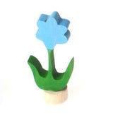 Birthday Ring Decoration - Blue Flower