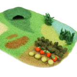 Felted Farm Play Mat