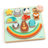 Puzz & Boom Animal Rainbow Wooden Puzzle