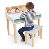 Wooden Forest Friends Desk and Chair