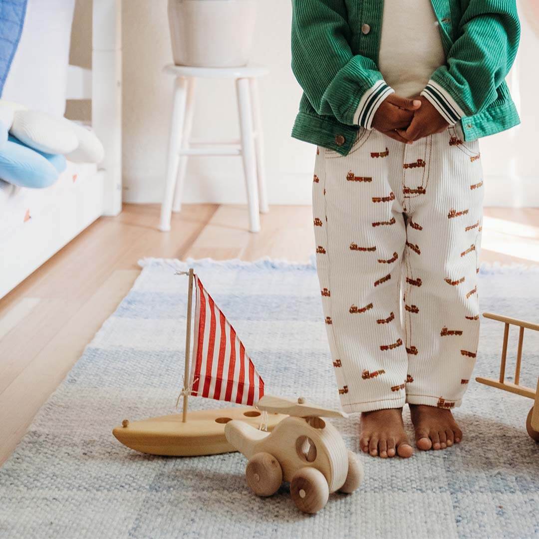 Wooden Toy Sailboat