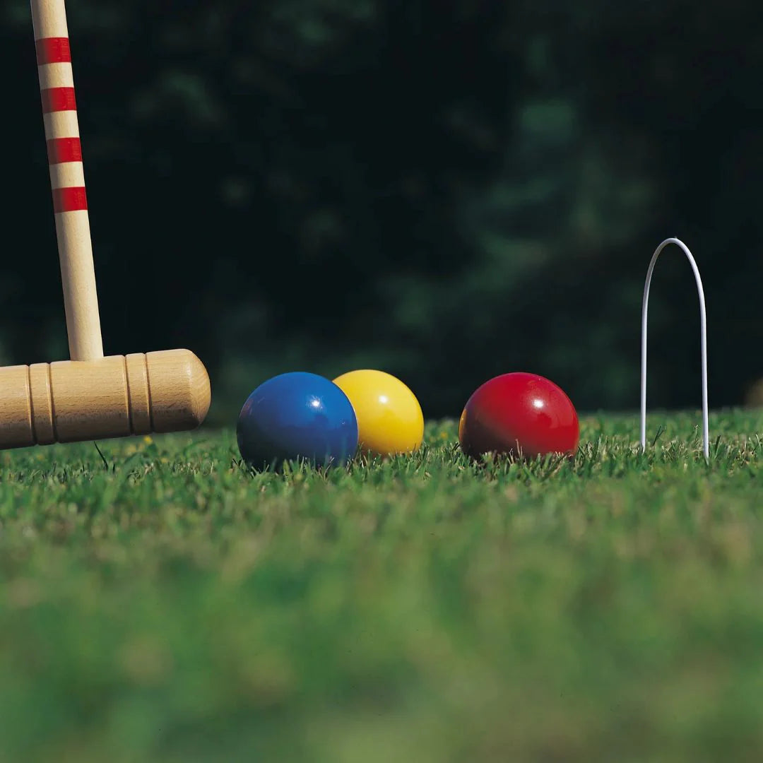 4 Player Croquet Set with Trolley