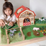 Large Felted Farm Play Mat