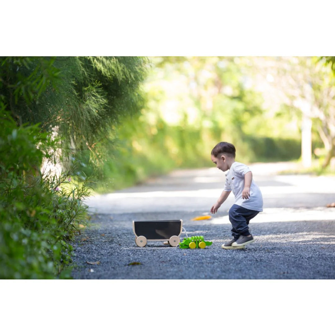 Wooden Chalkboard Wagon