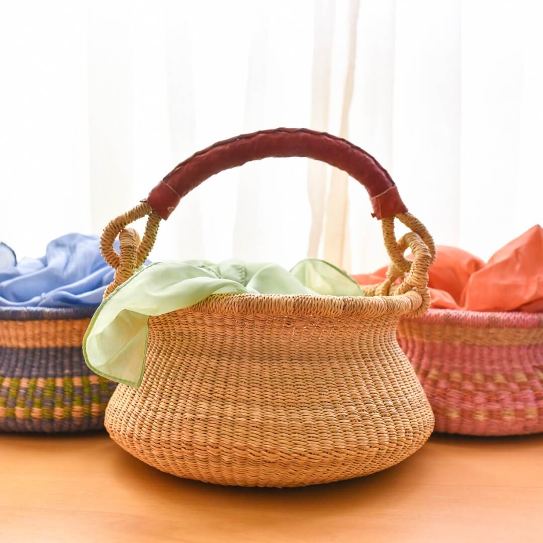 Natural Swing Bolga Basket