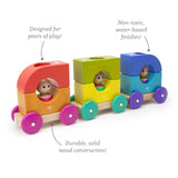 Wooden Magnetic Rainbow Tram