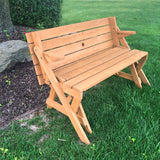 2 in 1 Picnic Table and Bench