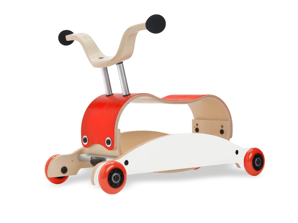 Mini Flip 2-in-1 Wooden Ride-On and Rocking Toy