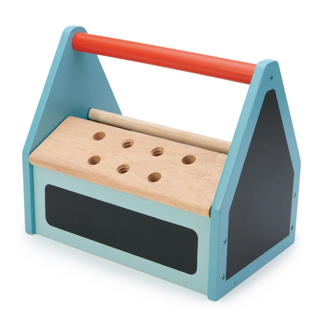 Wooden Tap Tap Tool Box Play Set