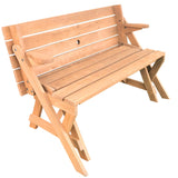 2 in 1 Picnic Table and Bench