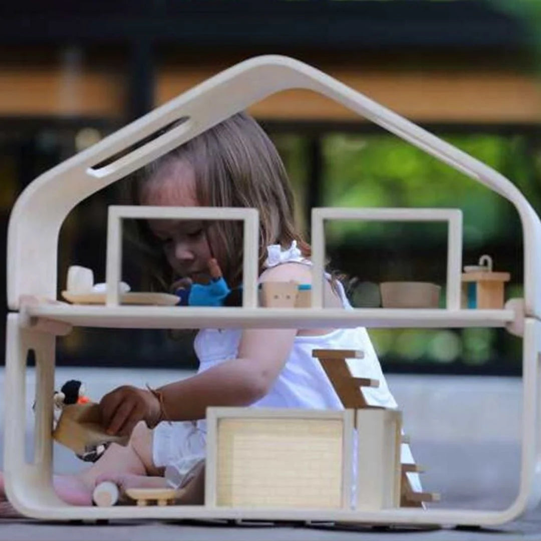 Contemporary Wooden Dollhouse