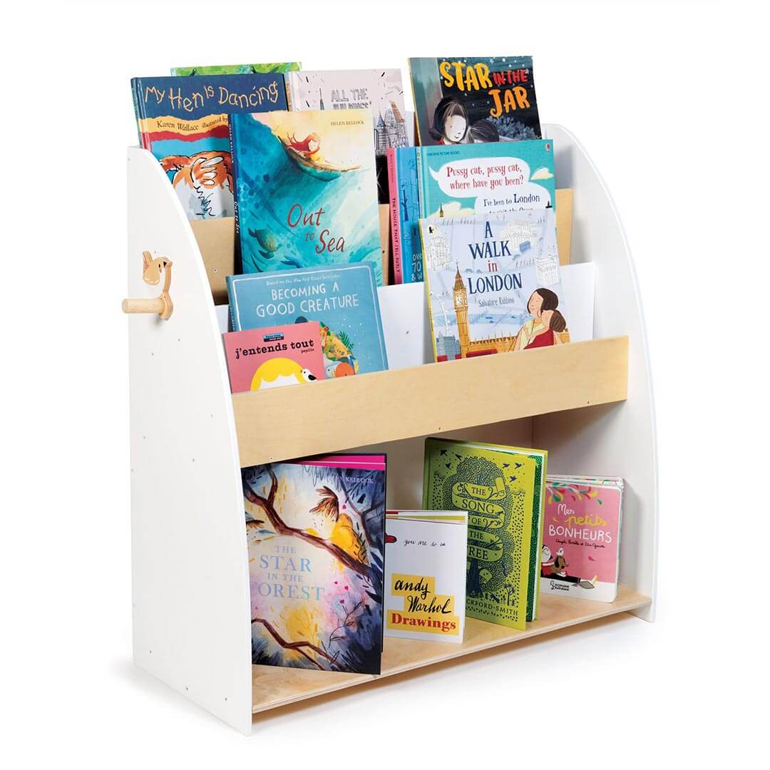 Forest Wooden Book Shelf and Storage Unit