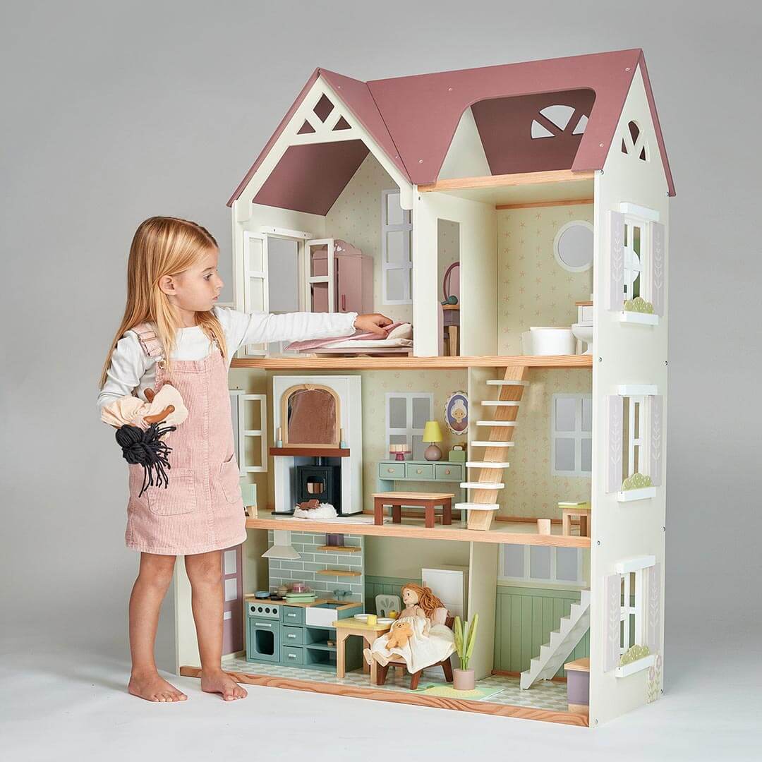 Mulberry Mansion Large Wooden Dollhouse