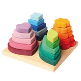 Shapes and Colors - Wooden Stacking and Sorting Toy