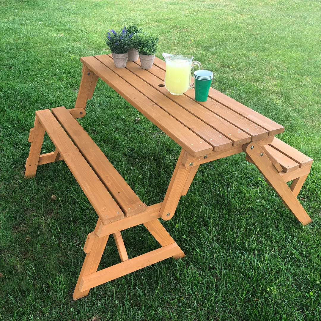 2 in 1 Picnic Table and Bench