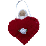 Felt Heart Pocket Baby