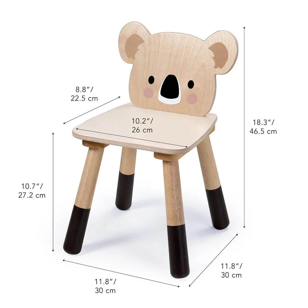 Forest Wooden Koala Chair