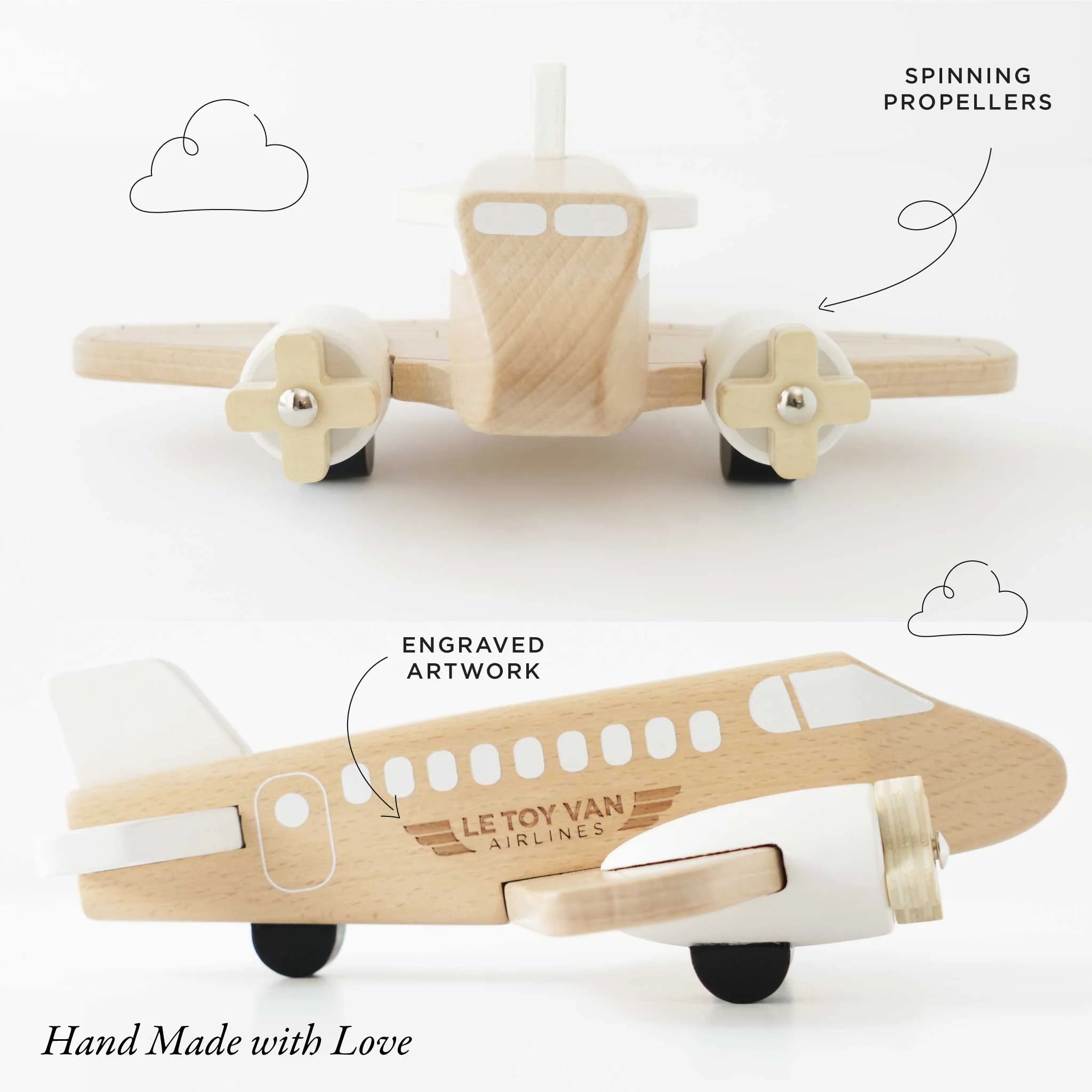 Wooden Toy Plane